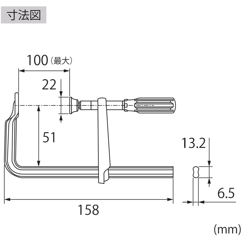 롭텍스 에비만력 WF105A 100mm 클램프 그립핸들 소프트캡 이미지 4