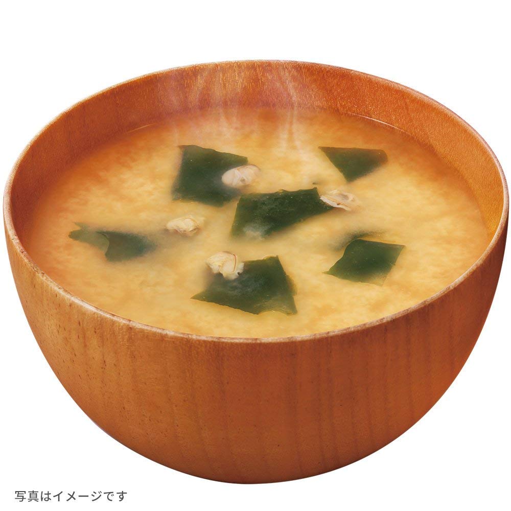 마루코메 료테이노아지 즉석 된장국 32식 3개입 미역;대파;두부;유부 이미지 6