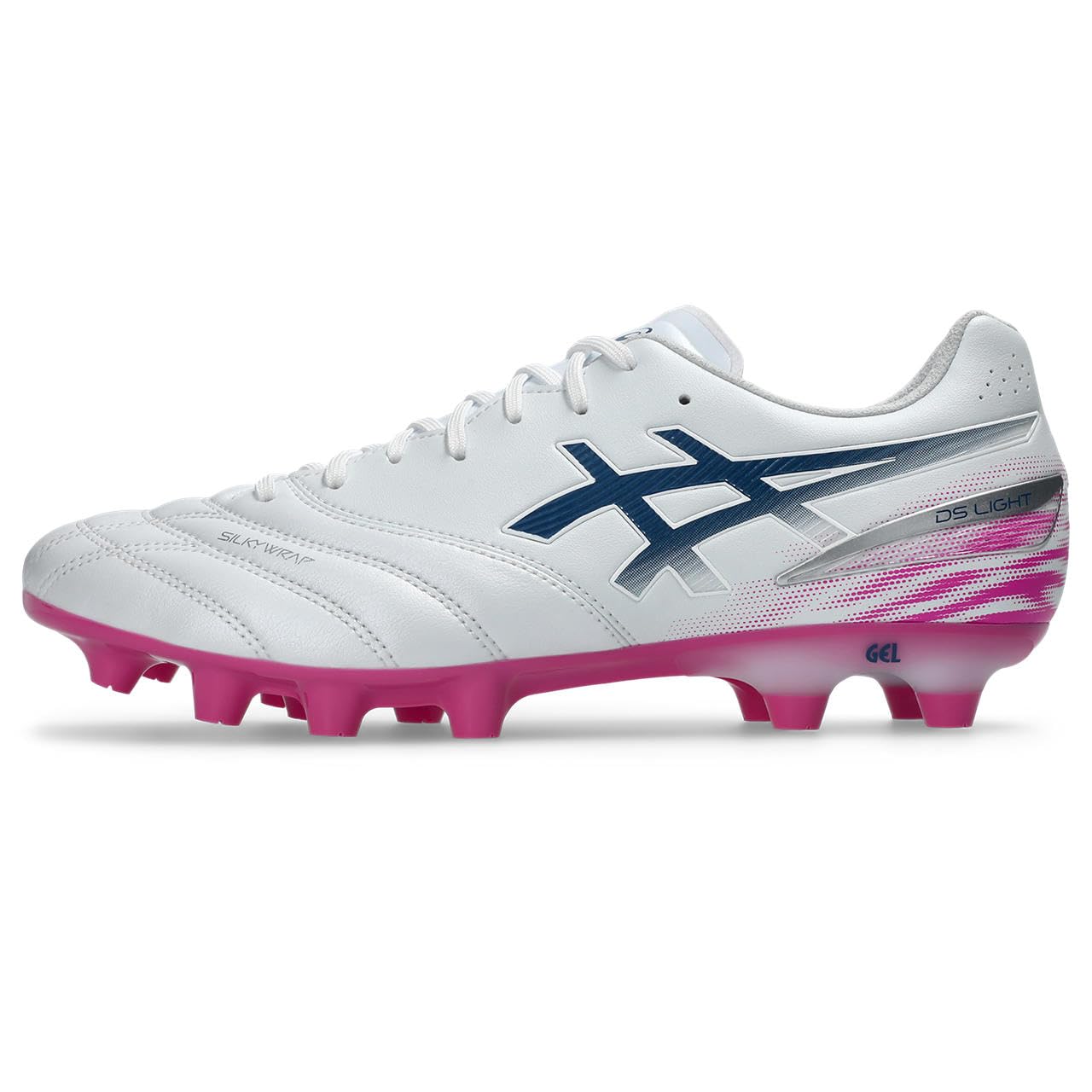 아식스 축구화 DS LIGHT PRO 26.5 cm 3E 101(화이트/디지털 사쿠라) 이미지 5