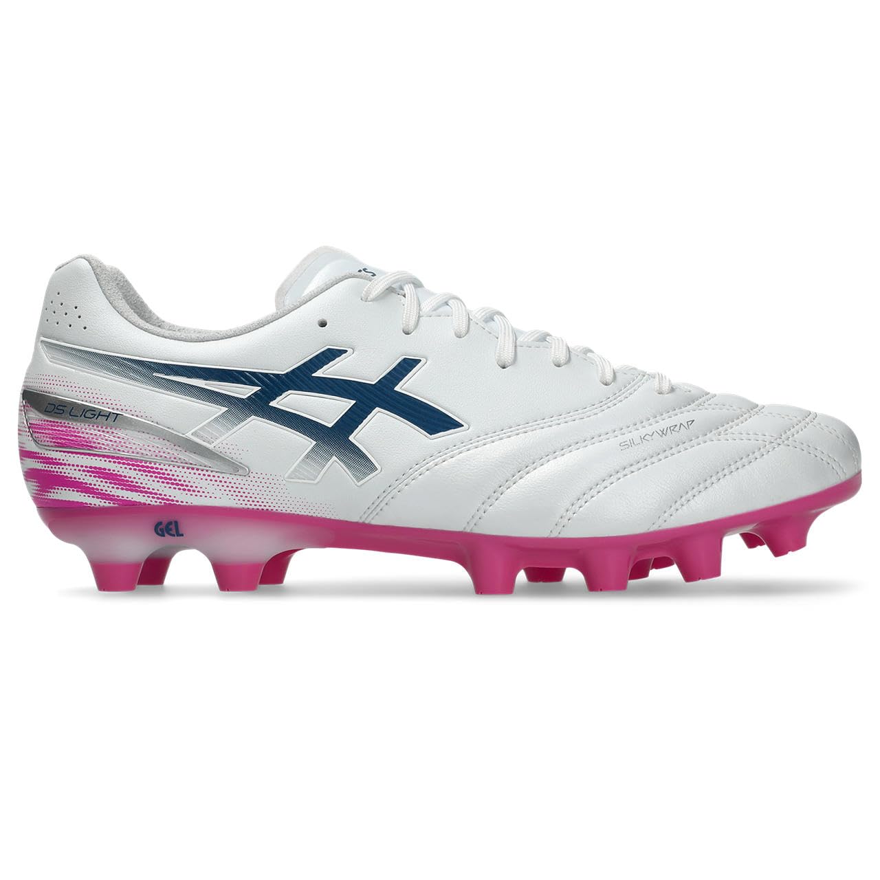 아식스 축구화 DS LIGHT PRO 26.5 cm 3E 101(화이트/디지털 사쿠라) 이미지 3