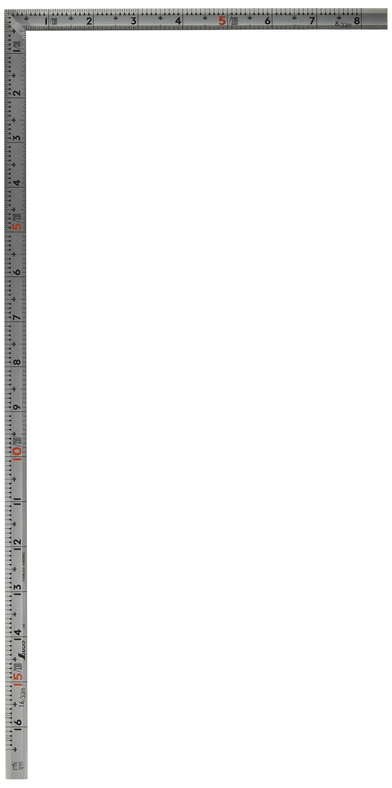 신와 명작 실버 10646 1척 6촌 직각자 동후 표리동목