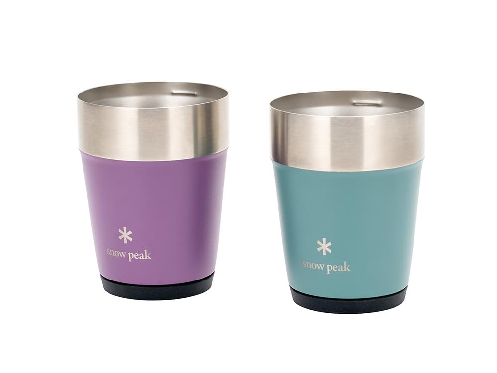 스노우피크 서모 텀블러 360 DUO 세트 블루 퍼플 360ml