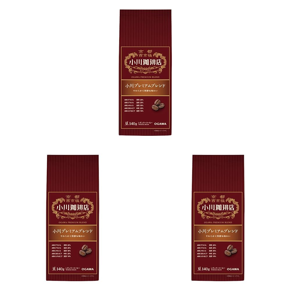 오가와커피 프리미엄 블렌드 원두 140g Pack of 소
