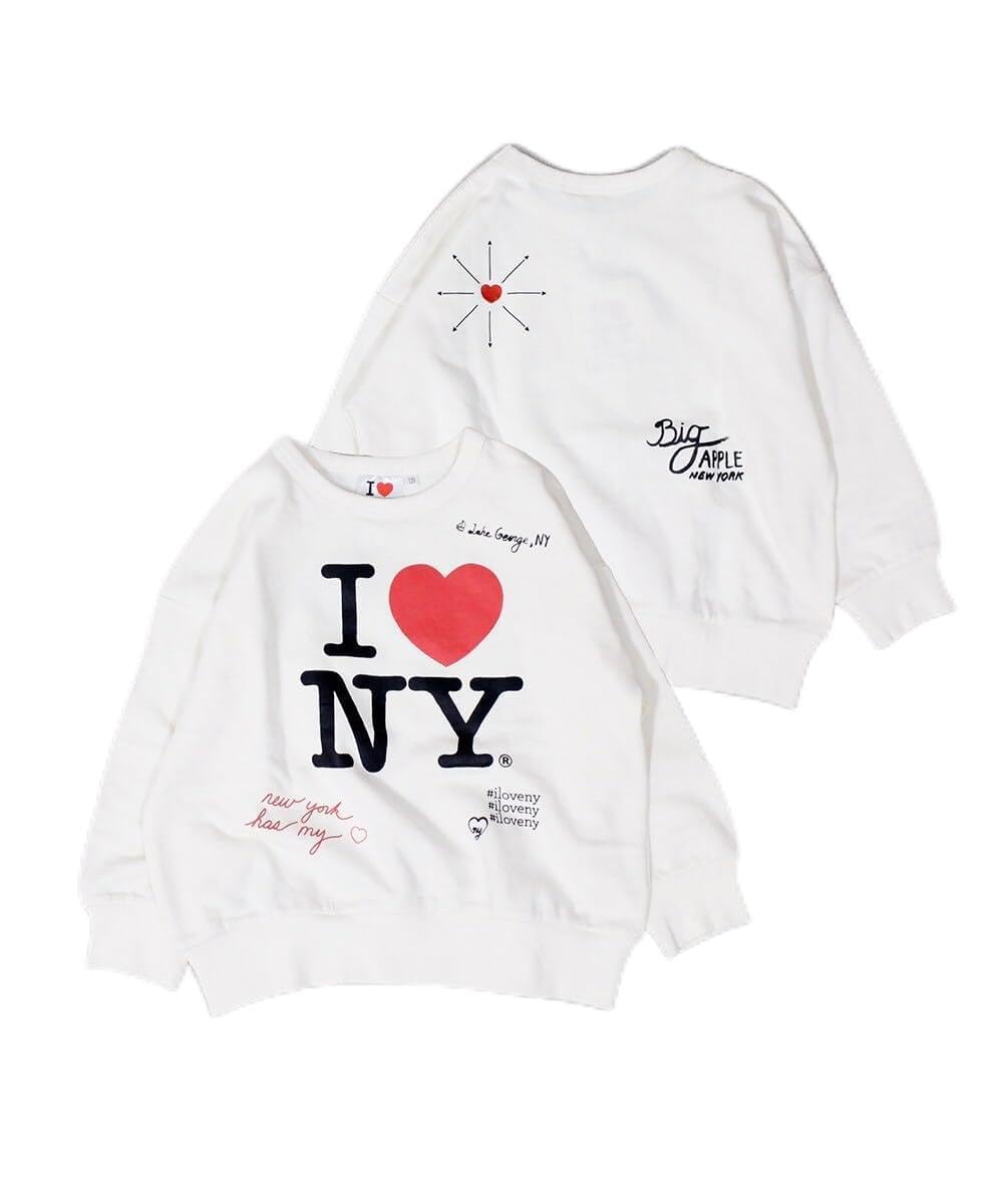 마키즈 I LOVE NY 별주 프린트 맨투맨 B10 오프화이트 90