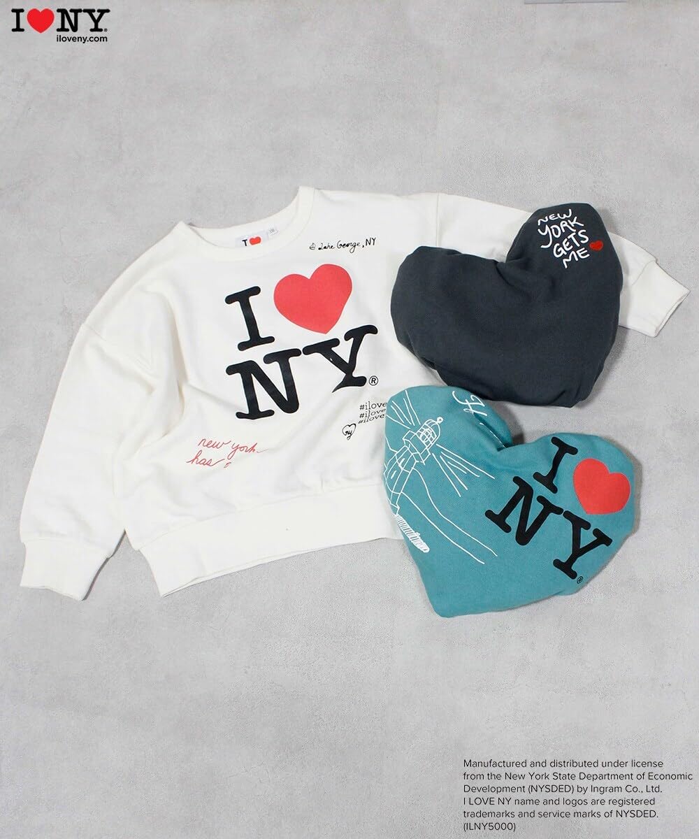 마키즈 I LOVE NY 별주 프린트 맨투맨 B10 오프화이트 90 이미지 2