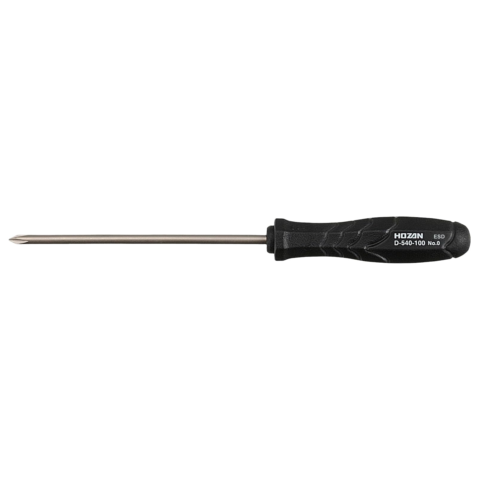 호잔 십자 드라이버 D-540-100 No.0 정밀 No.0 100 mm 수동 드라이버