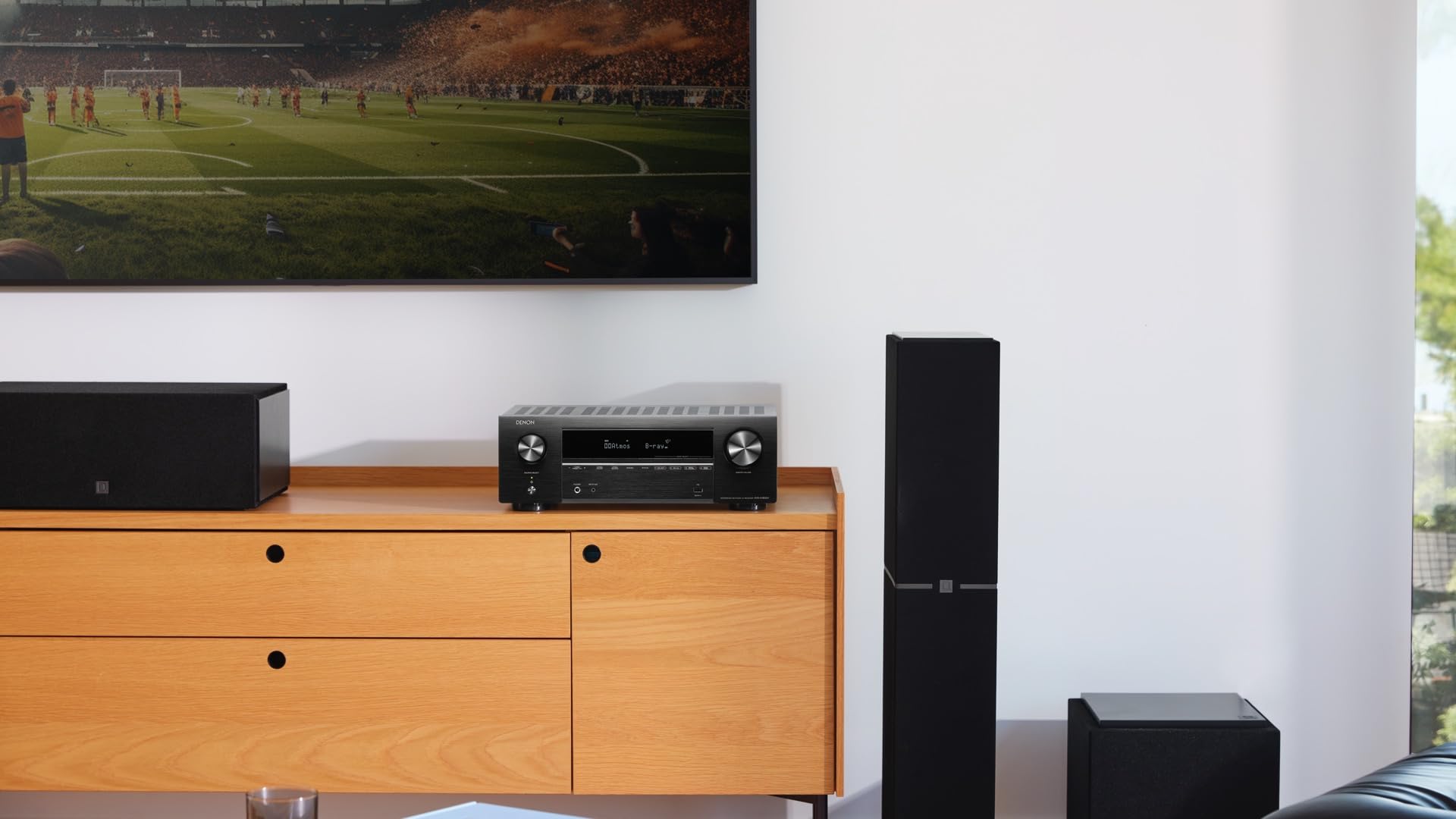 데논 AVR-X1800H 7.2채널 AV 서라운드 리시버 8K 블랙 이미지 5