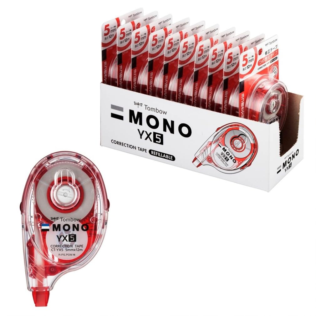 톰보 MONO YX 리필형 수정테이프 5mm 12m 10개입