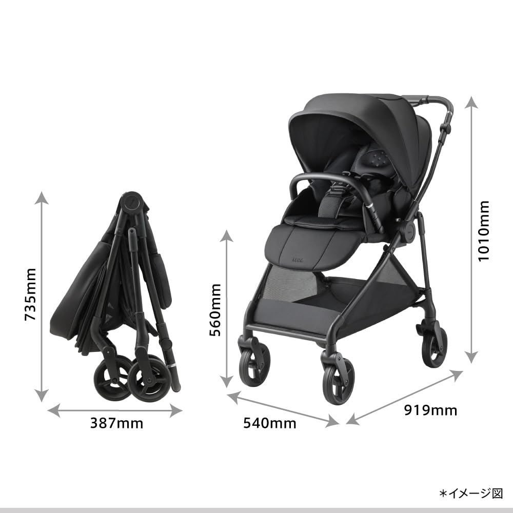 아프리카 루체 프리 AC 베이지 2223432 A형 유모차 양대면 유모차 단품 이미지 2