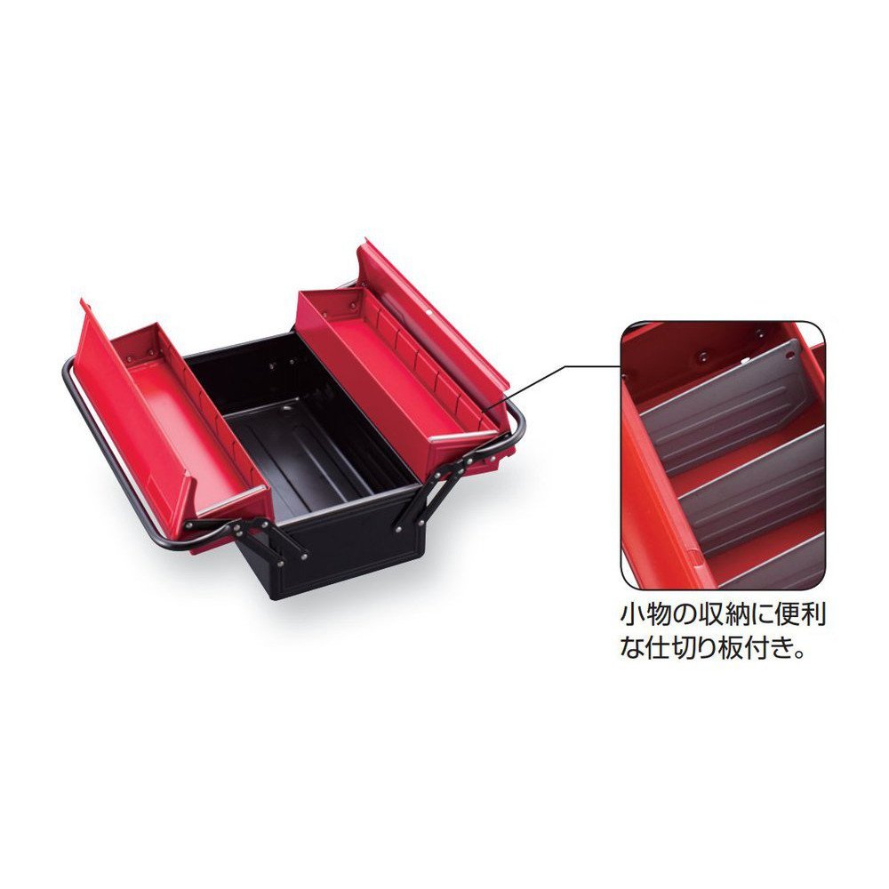 토네 BX 레드 BX420 V형 2단 공구함 이미지 4