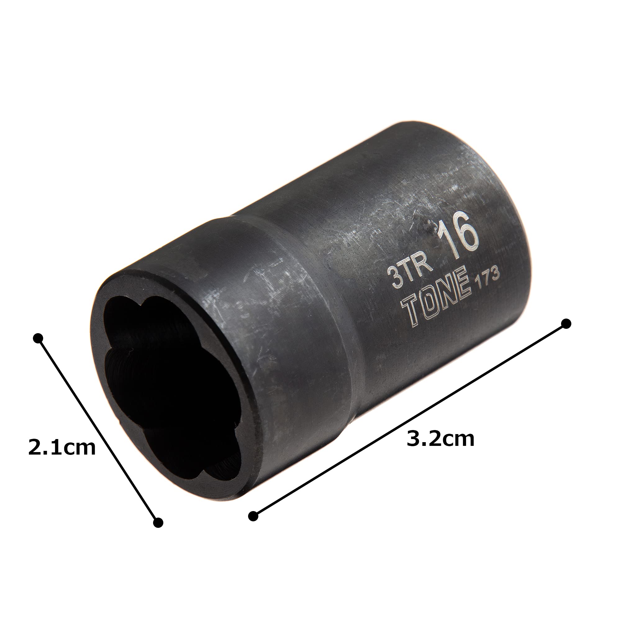 토네 토네이도 HP3TR-16 16mm 소켓 이미지 2