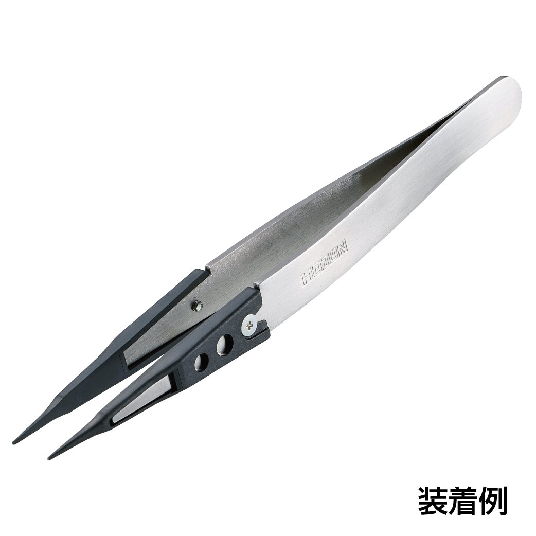 호잔 ESD 핀셋 교체용 팁 P-644S-1 0.6mm 정밀형 2개입 Pack of 이미지 2