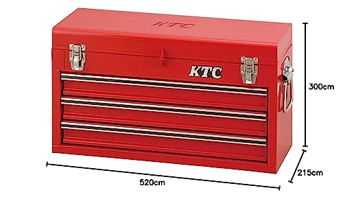 KTC SKX0213 레드 3단 3서랍 공구함 이미지 2