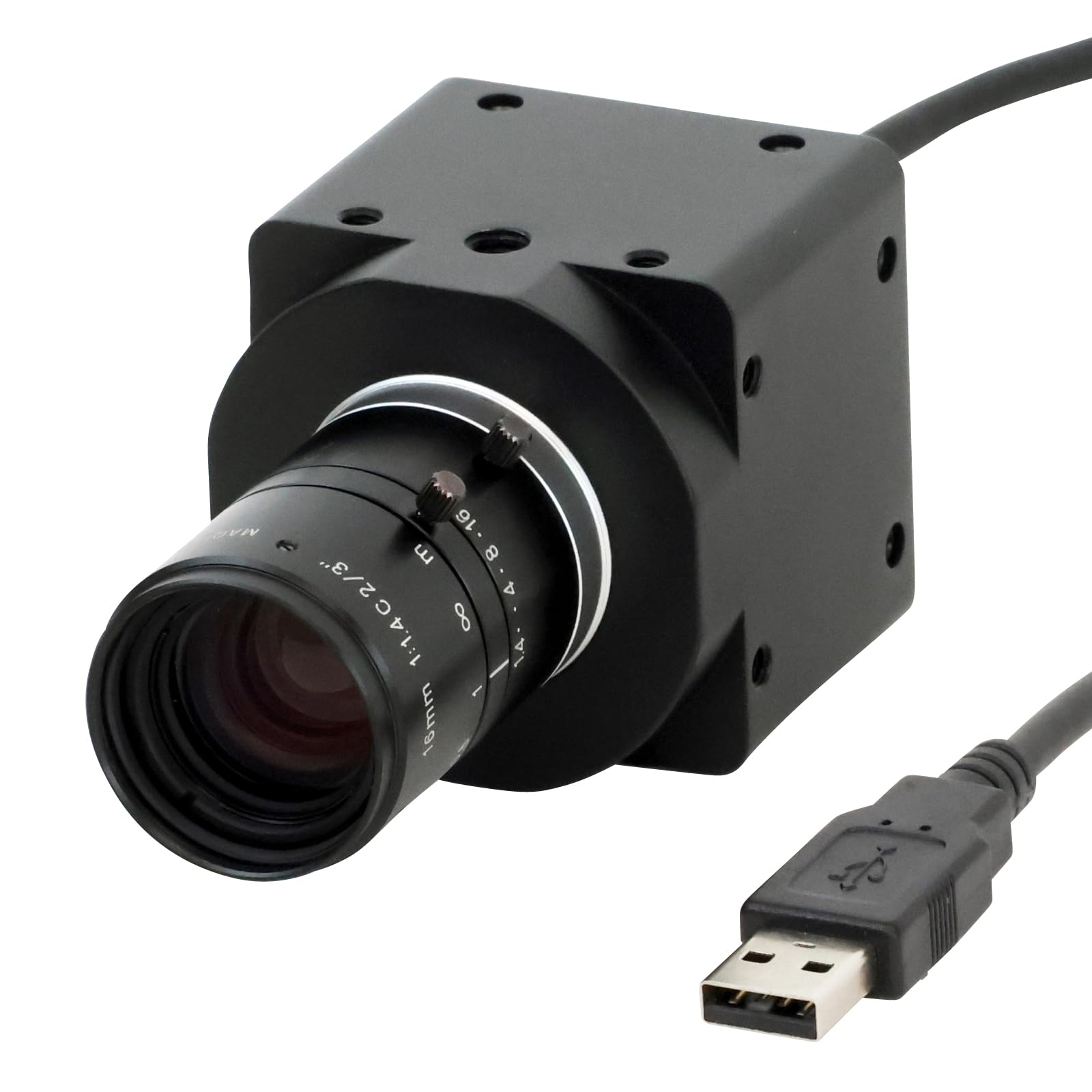 호잔 USB 연결 500만 화소 초점거리 16mm 작동거리 100mm-∞ 카메라 렌즈 전용