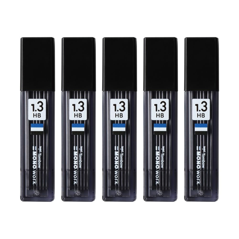 톰보 모노워크 샤프심 1.3mm HB 5개 ECJ-121-5P 이미지 1