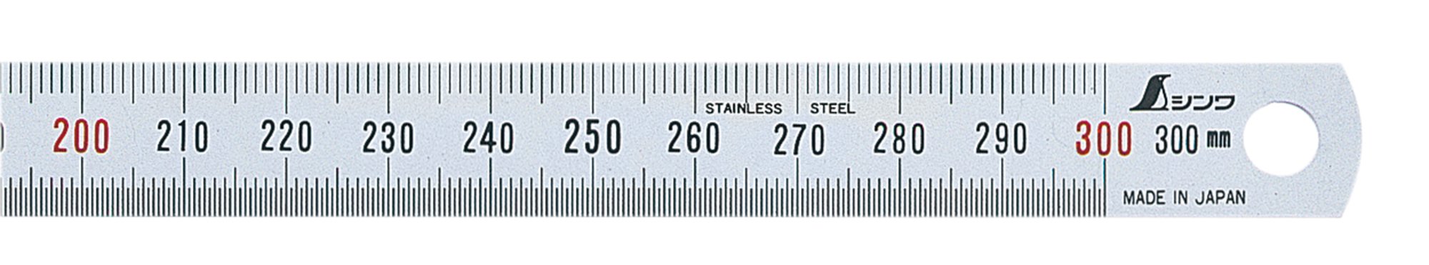 신와 세폭 직자 실버 13250 30cm 이미지 3