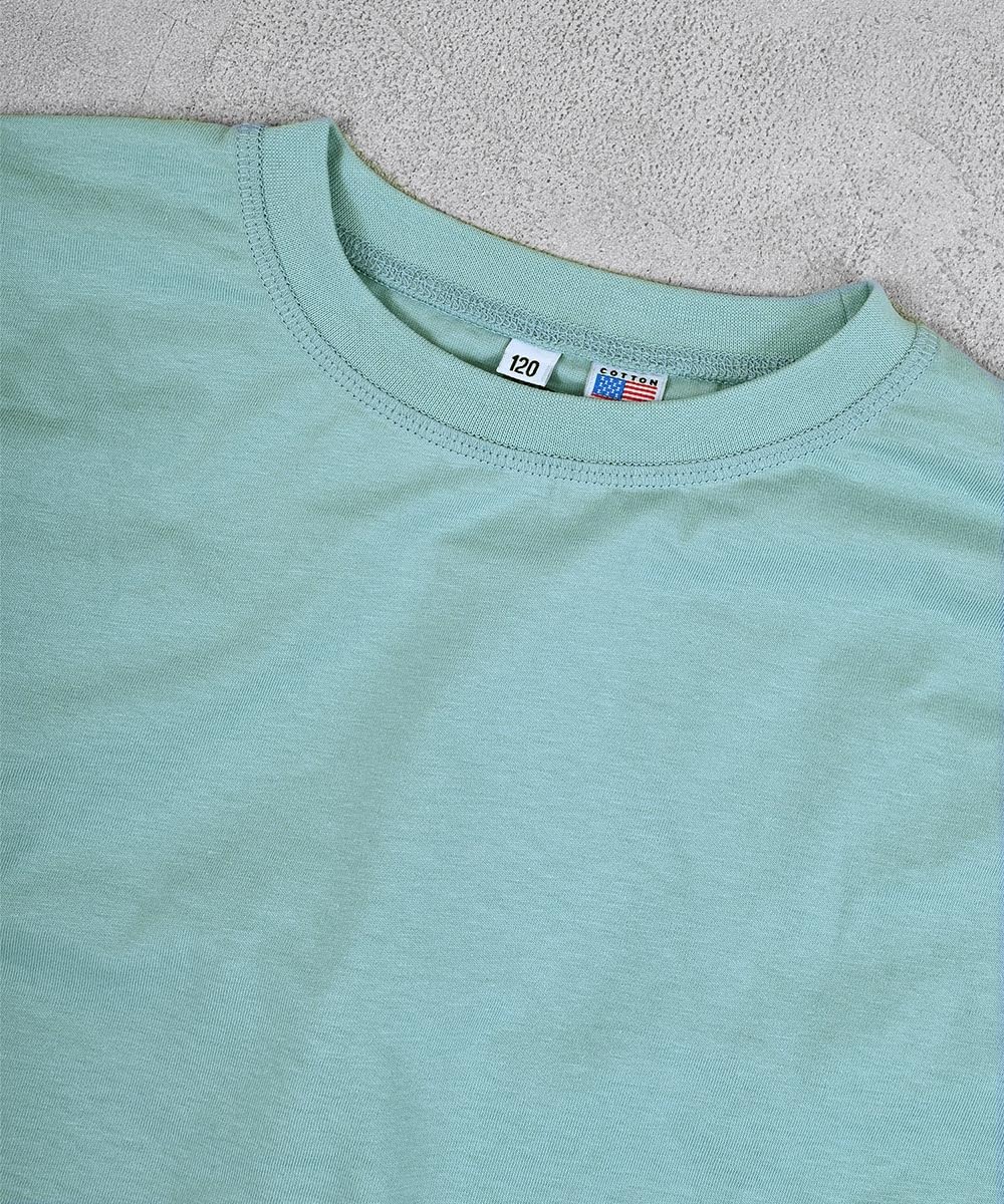 마키즈 COTTON from U.S.A 백 프릴 긴팔 티셔츠 G10 라이트핑크 150 이미지 9