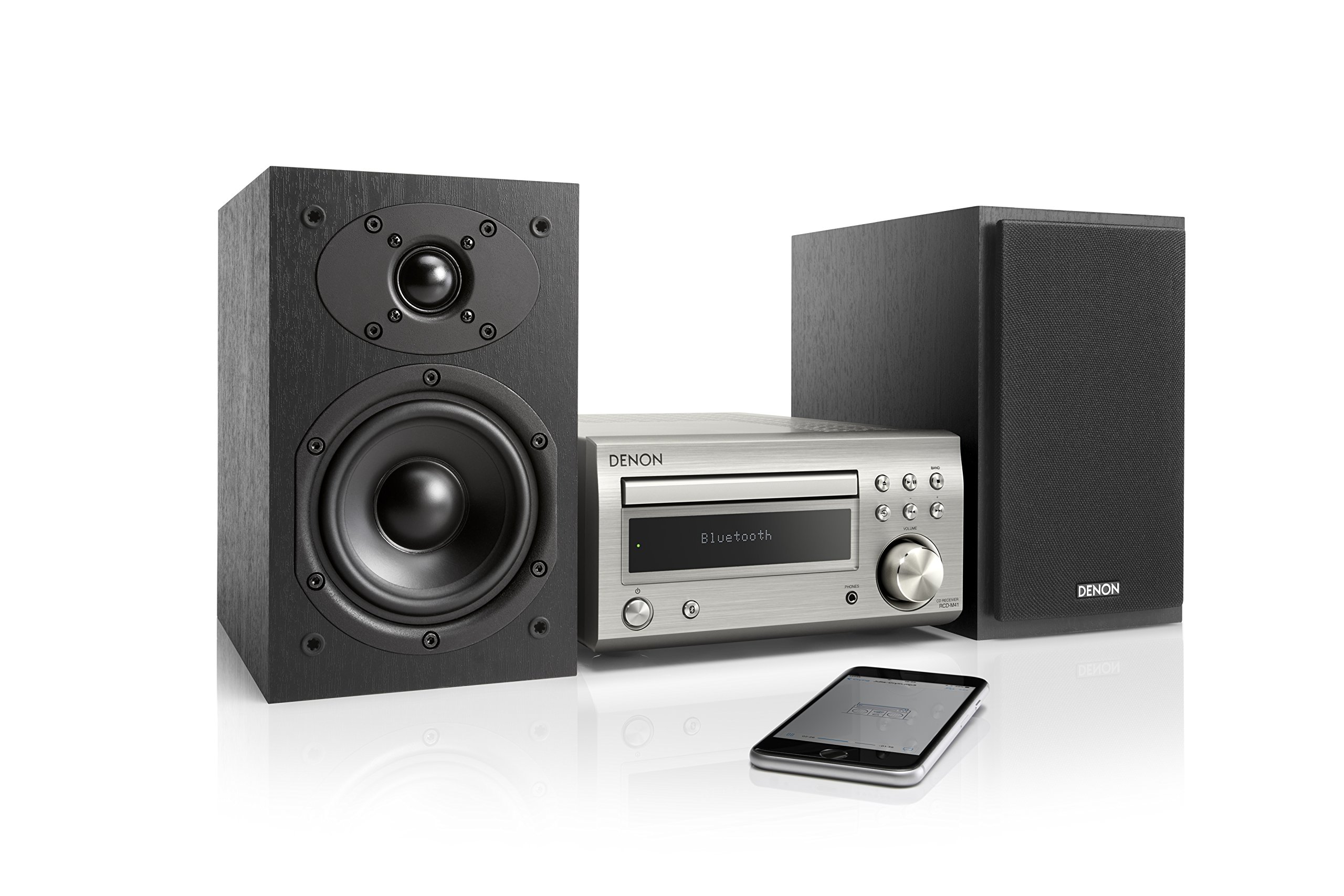 데논 RCD-M41 프리미엄 실버 CD 리시버 블루투스 앰프 이미지 5