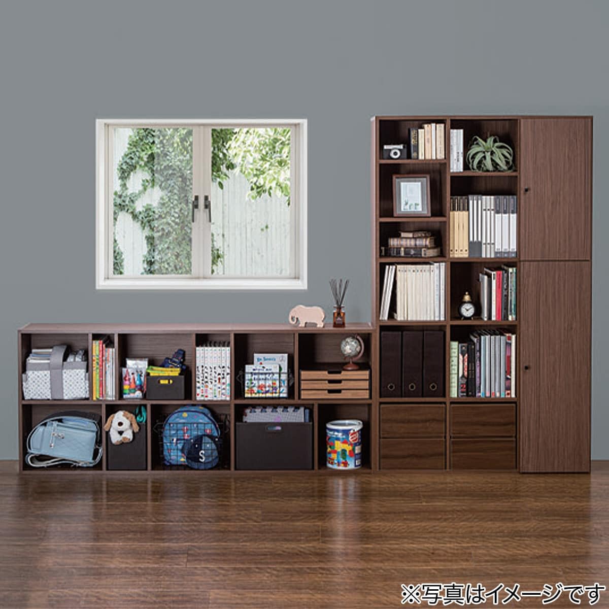 니토리 리브리 미들브라운 8841905 1170 멀티 책장 이미지 25