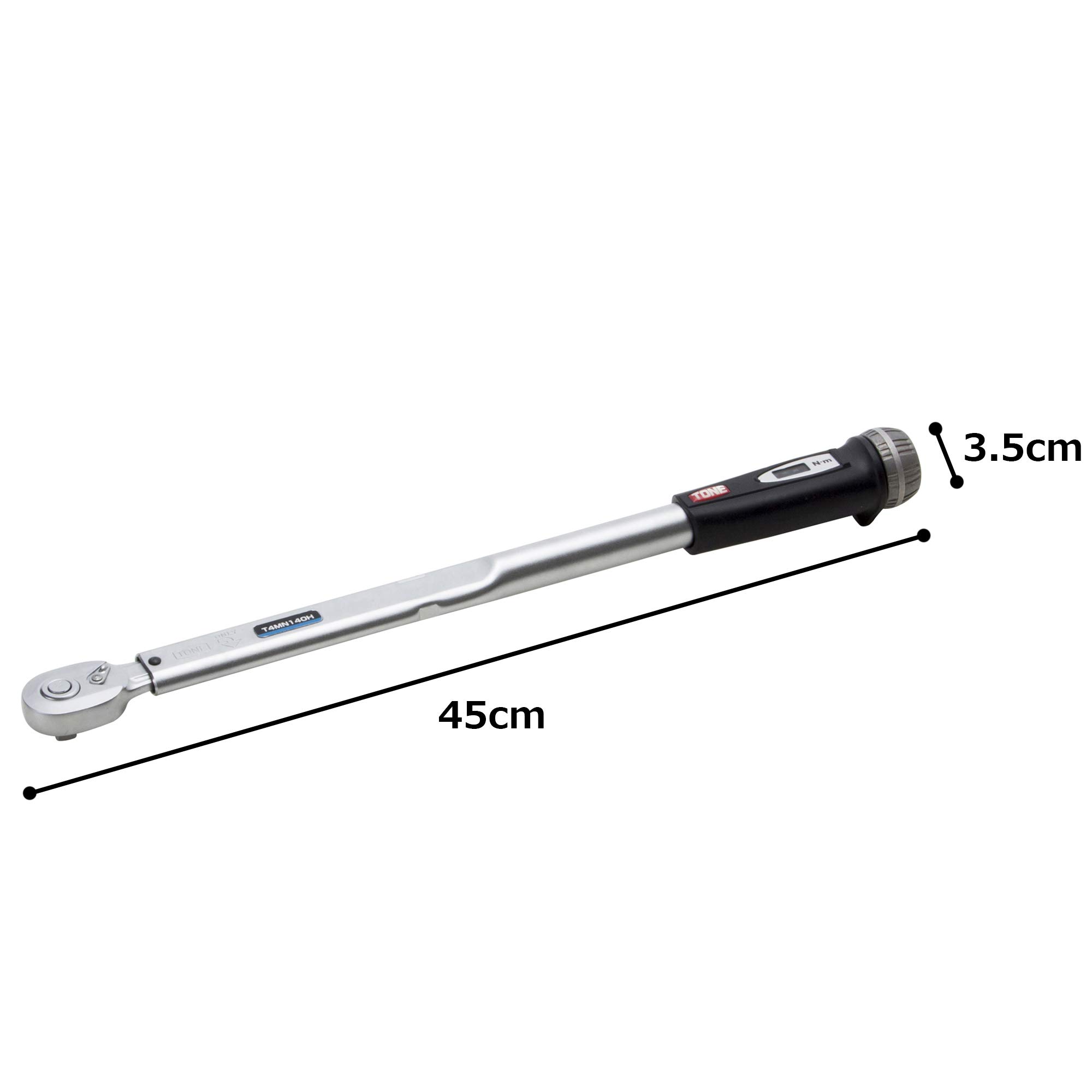 토네 T4MN140H 12.7mm 140Nm 프리셋형 토크렌치 다이렉트 홀드타입 이미지 5