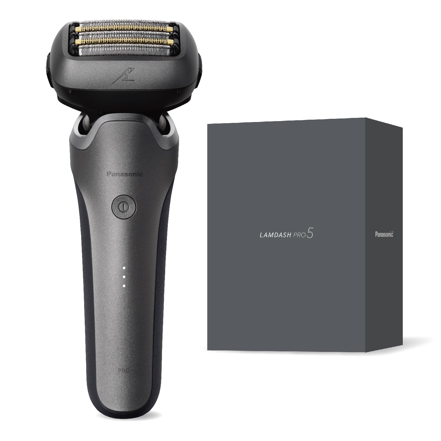 파나소닉 람다쉬 PRO 티탄실버 ES-L551U-S 5중날 전기면도기 AI플러스