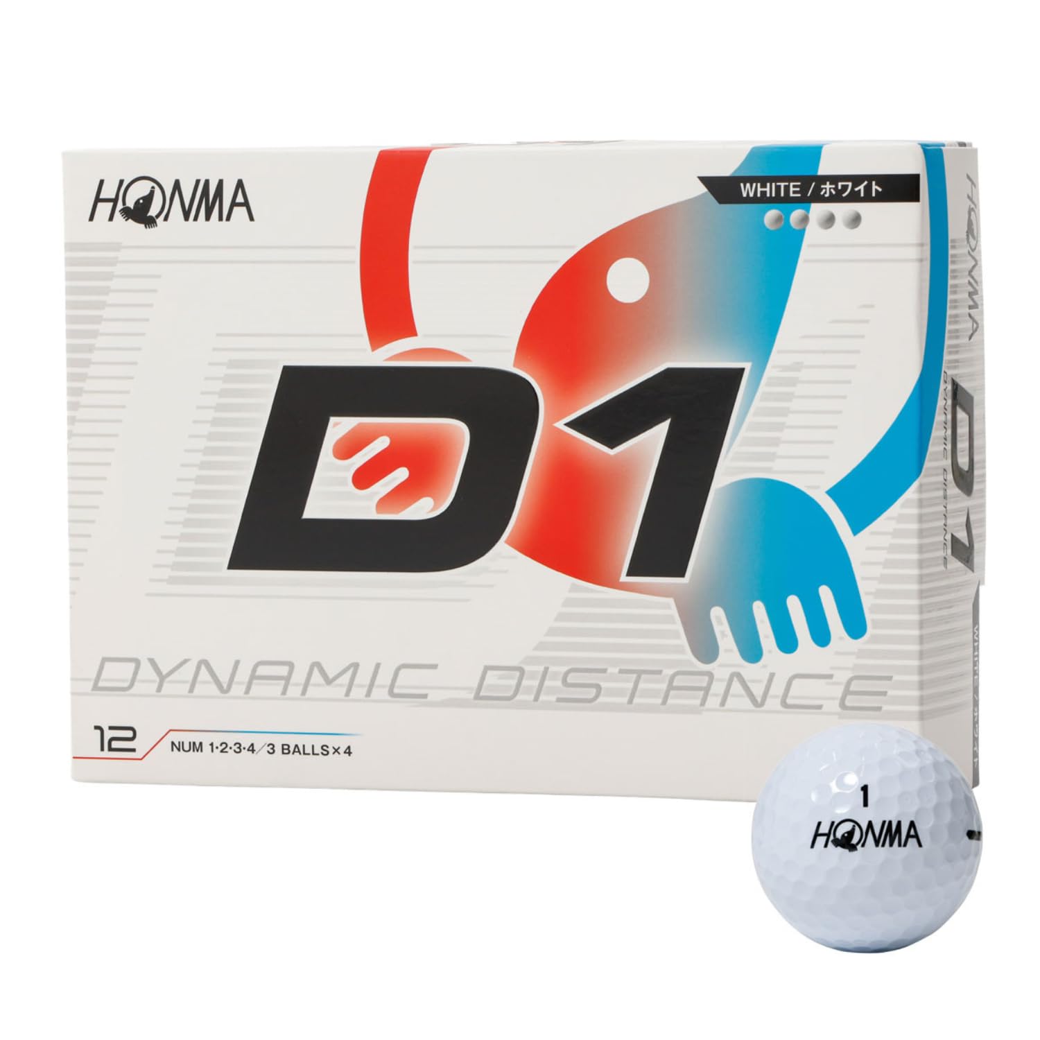 혼마 D1 2026 골프공 화이트