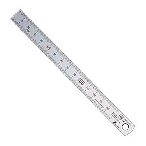 신와 직척 실버 15cm 상하단 1mm 피치 13404