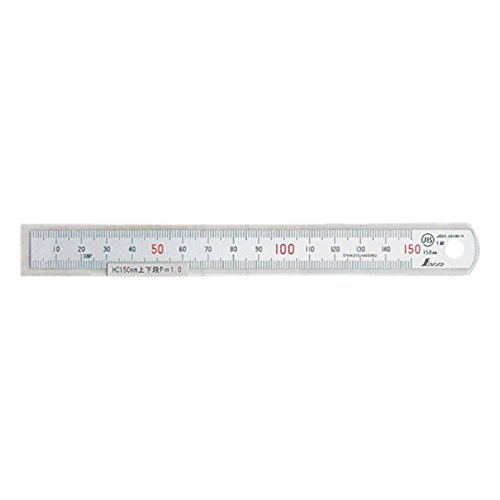 신와 직척 실버 15cm 상하단 1mm 피치 13404 이미지 2