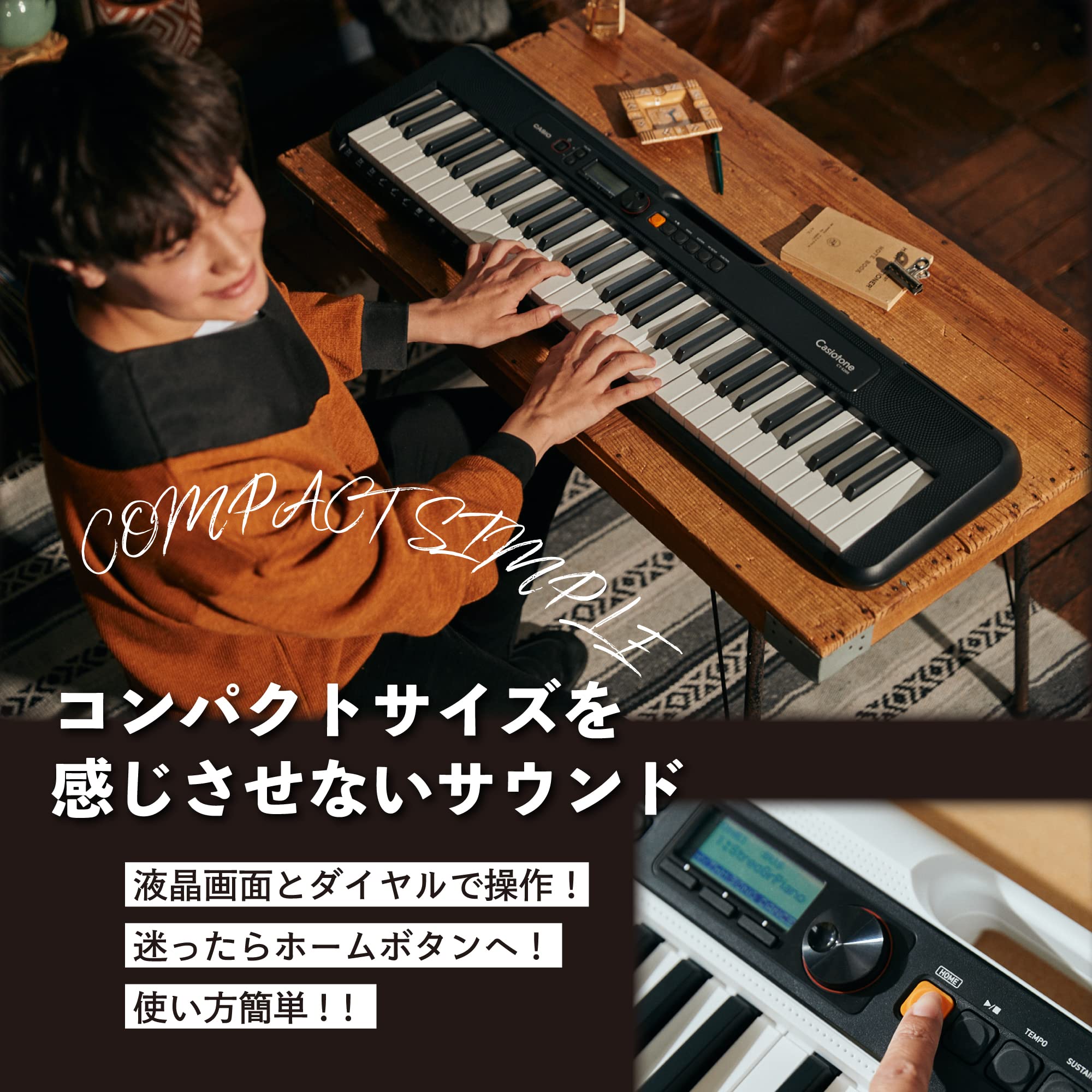 [중고] 카시오 카시오톤 CT-S200BK 61건반 전자키보드 단품 이미지 3