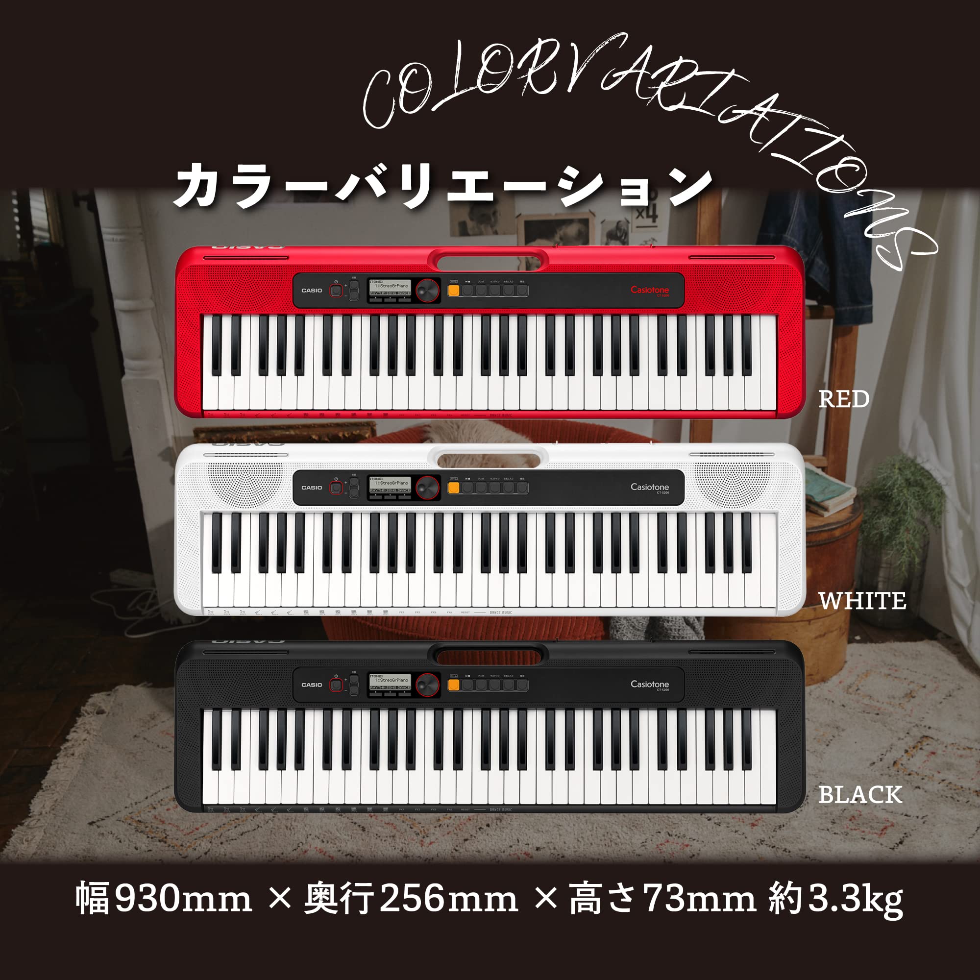 [중고] 카시오 카시오톤 CT-S200BK 61건반 전자키보드 단품 이미지 4