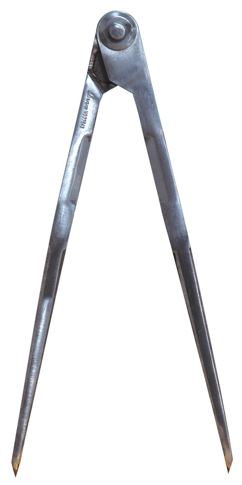 신와 강철 콤파스 D-2 25cm 초경 팁