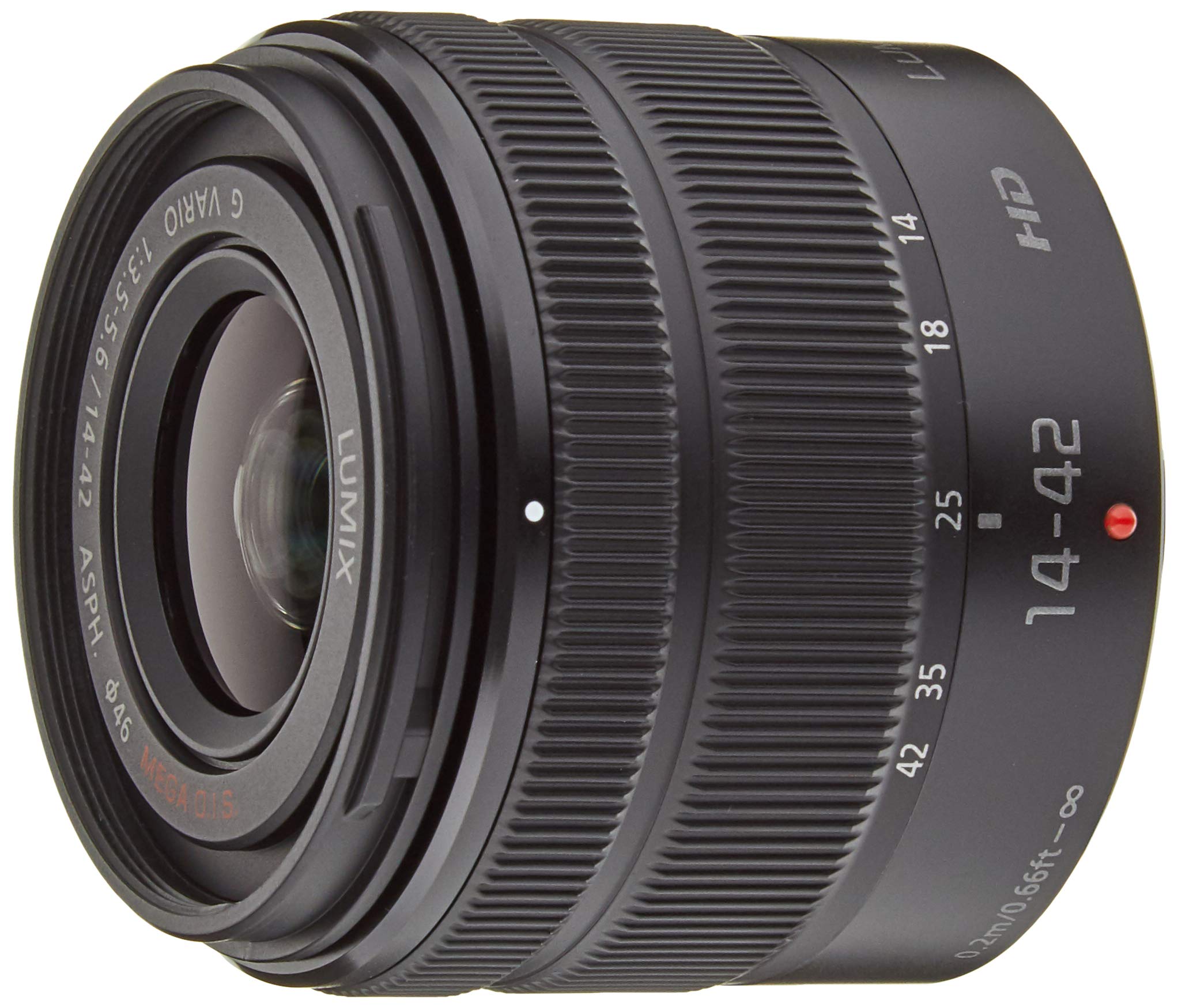 [중고] 파나소닉 루믹스 G VARIO 14-42mm F3.5-5.6 II ASPH 블랙 KA 이미지 4
