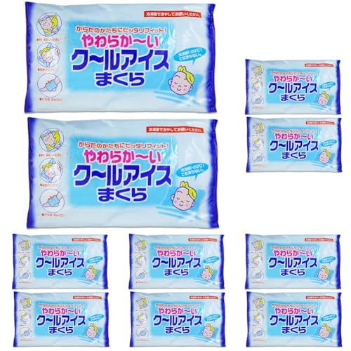 라이온케미칼 쿨 아이스 베개 부드러운형 2개입 5세트 밀착형 1