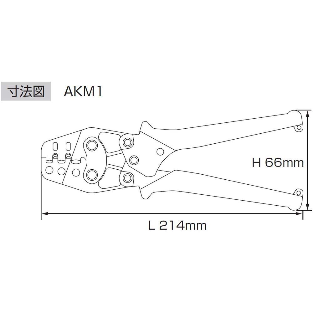 롭텍스 AKM1 멀티 미니 압착공구 이미지 5