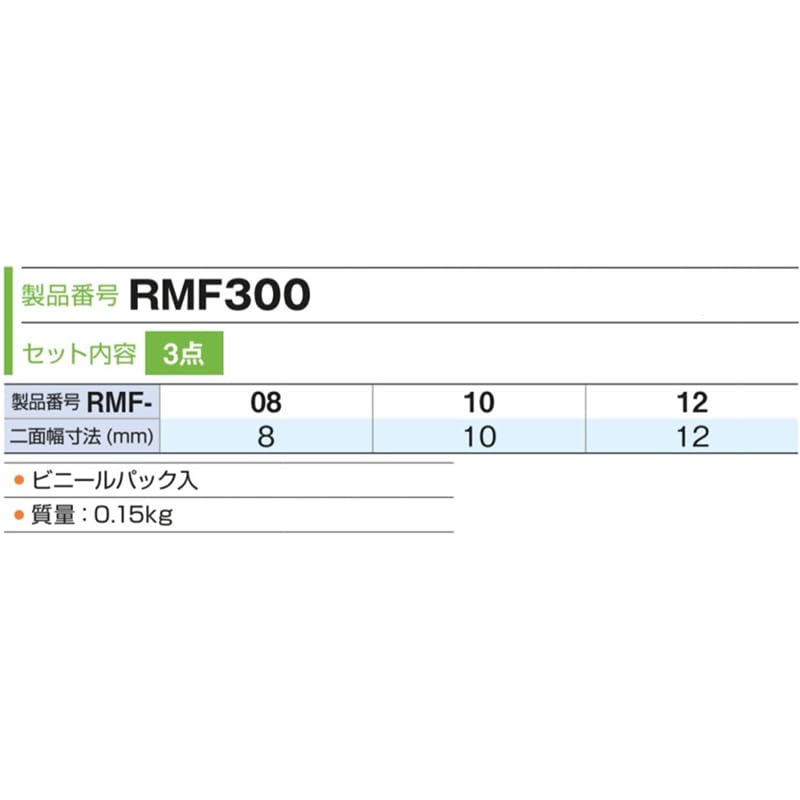 토네 플렉시블 라쳇 렌치 세트 RMF300 3종 이미지 5