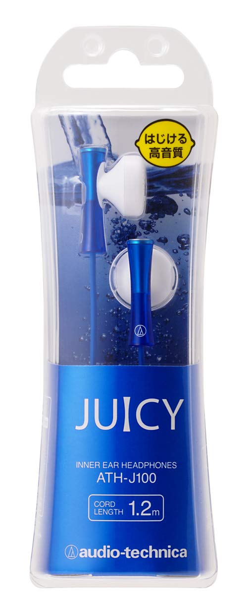 오디오테크니카 JUICY 블루 ATH-J100 인이어 이어폰 이미지 3