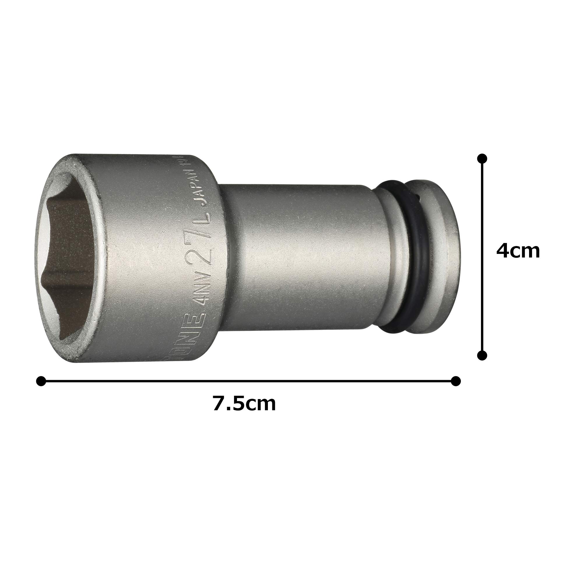 토네 HP4NV-27L 27mm 임팩트 롱소켓 이미지 5