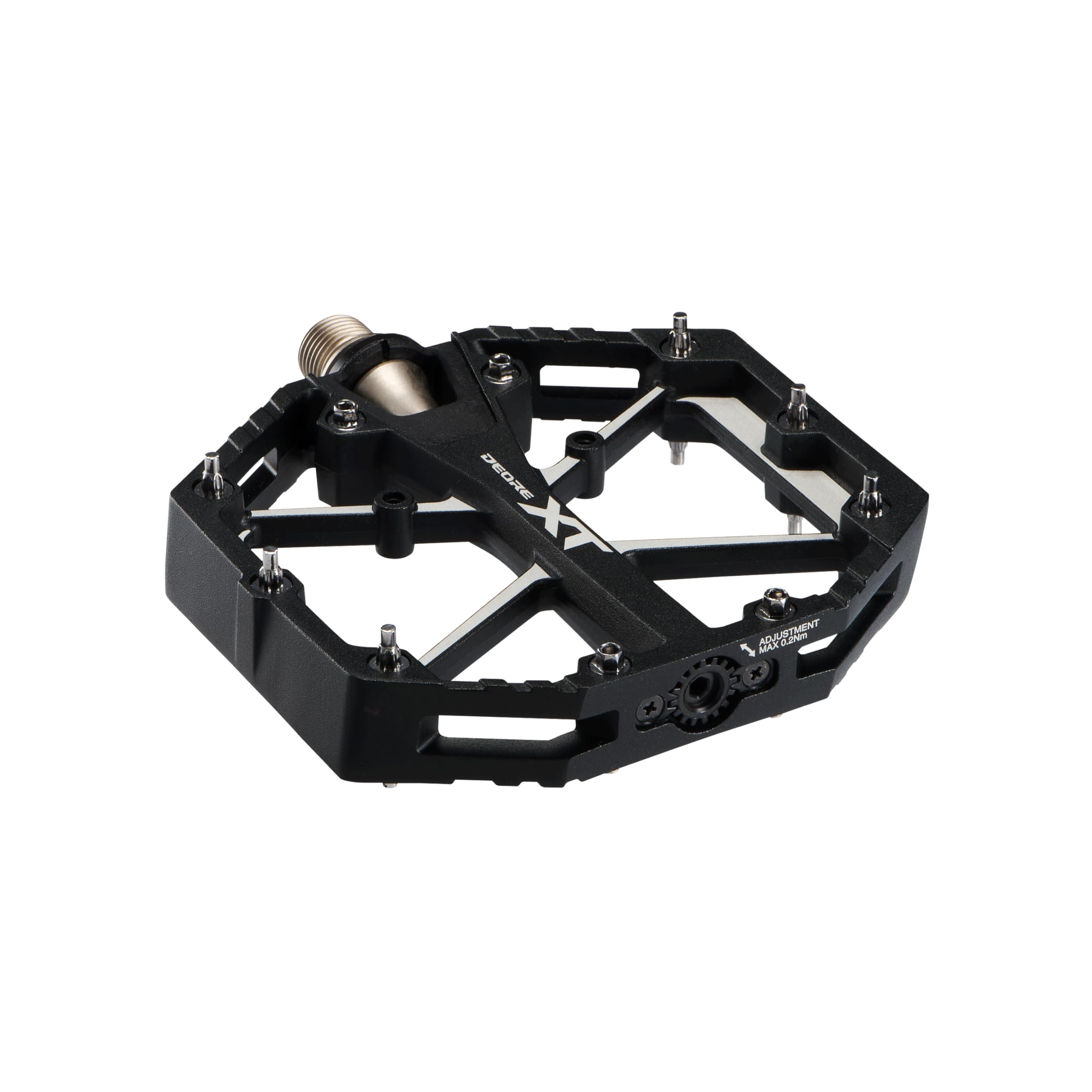 시마노 DEORE XT PD-M8240 플랫 페달 블랙 이미지 1