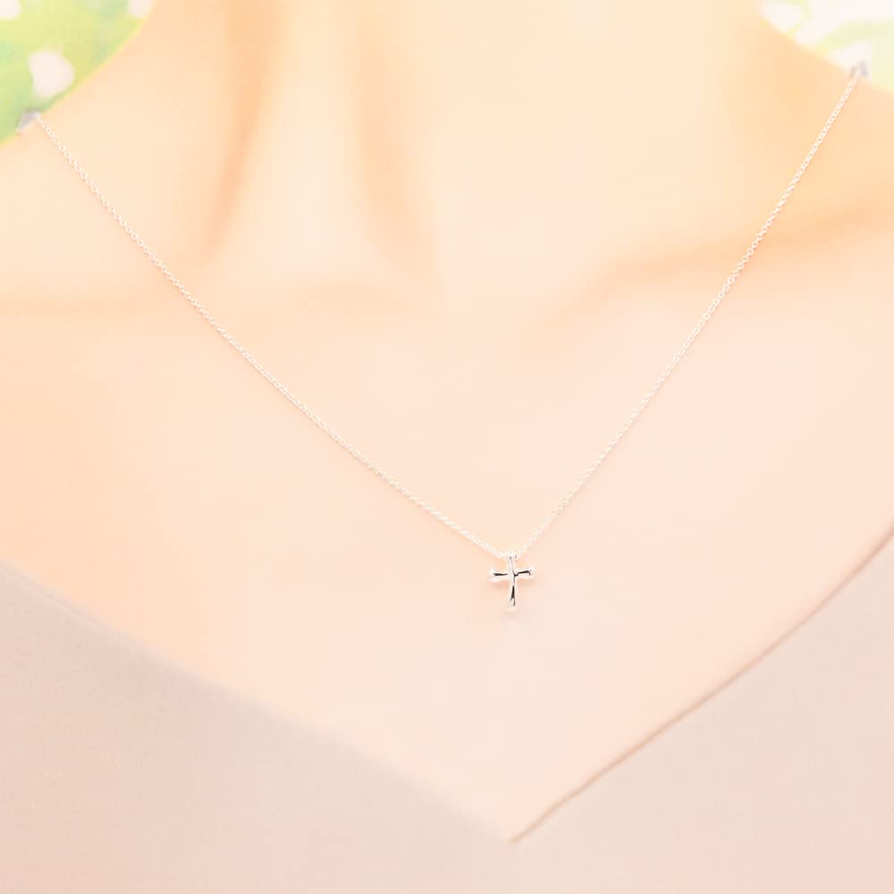 티파니 스몰 크로스 펜던트 목걸이 22