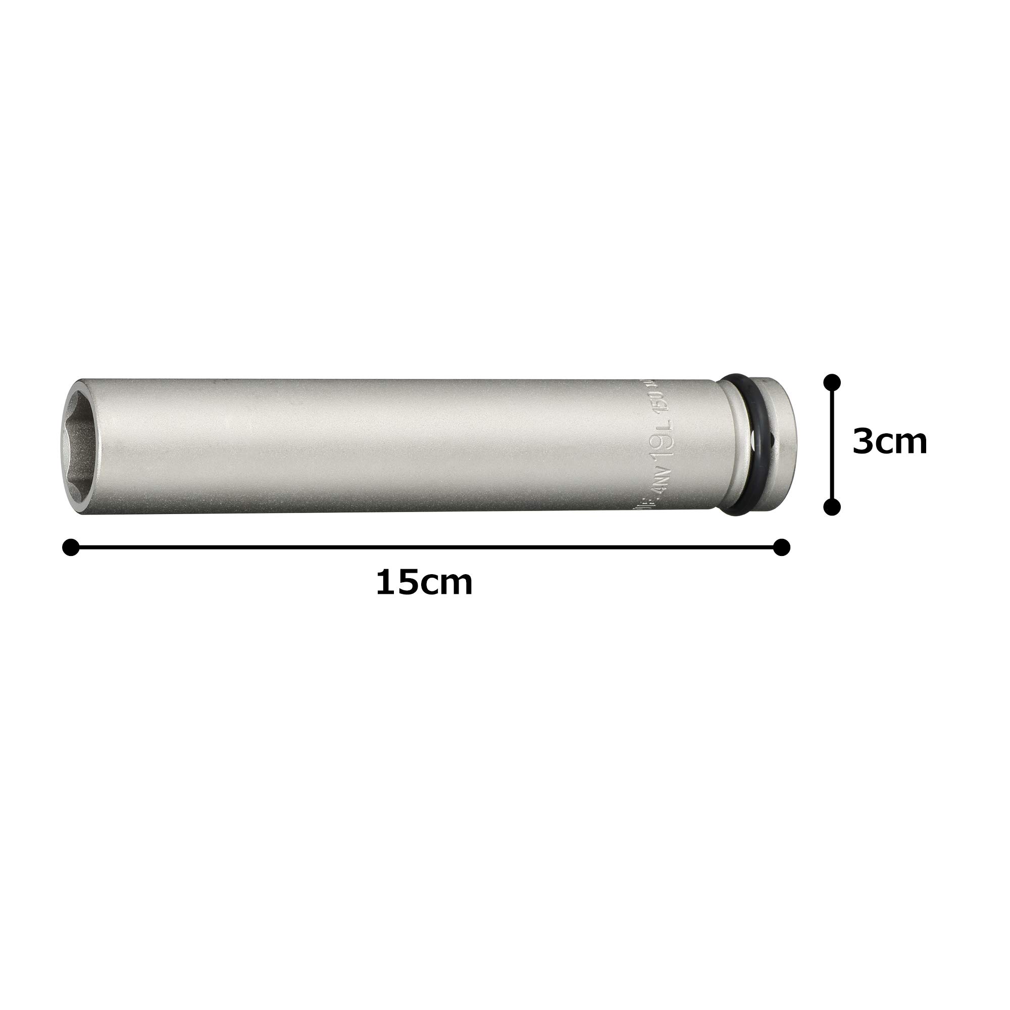 토네 4NV-19L150 19mm 임팩트 초롱 소켓 12.7mm 이미지 5