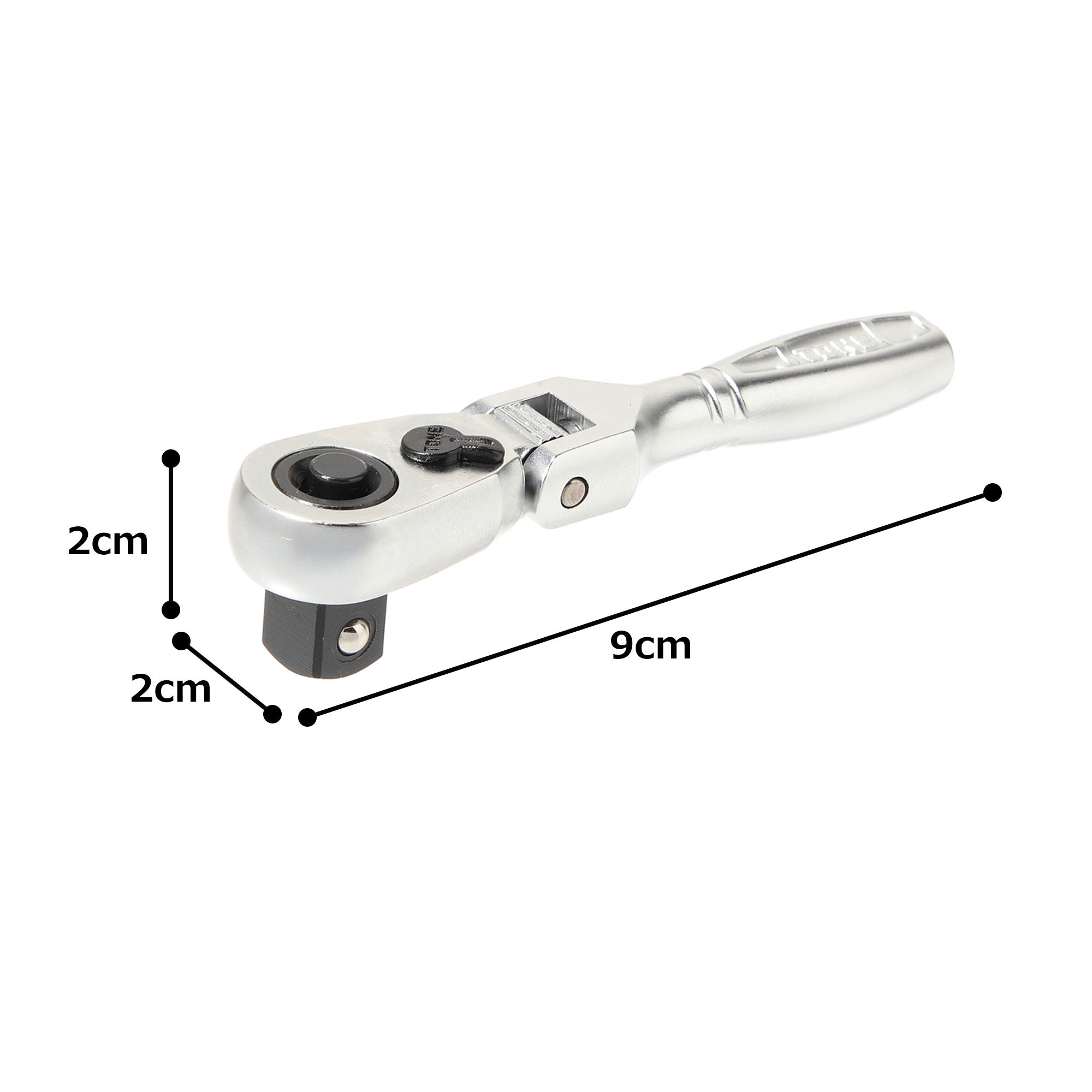 토네 콤팩트 숏 스윙 라쳇핸들 RH3FCHS 9.5mm 홀드타입 이미지 7