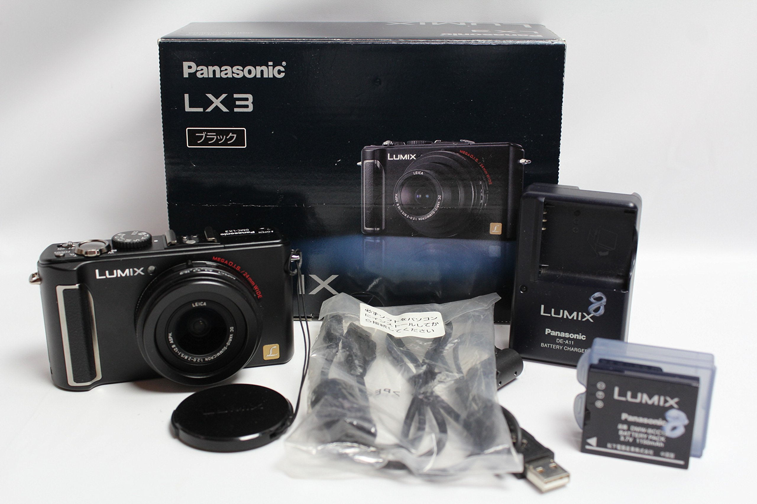 [중고] 파나소닉 루믹스 블랙 DMC-LX3-K 디지털카메라