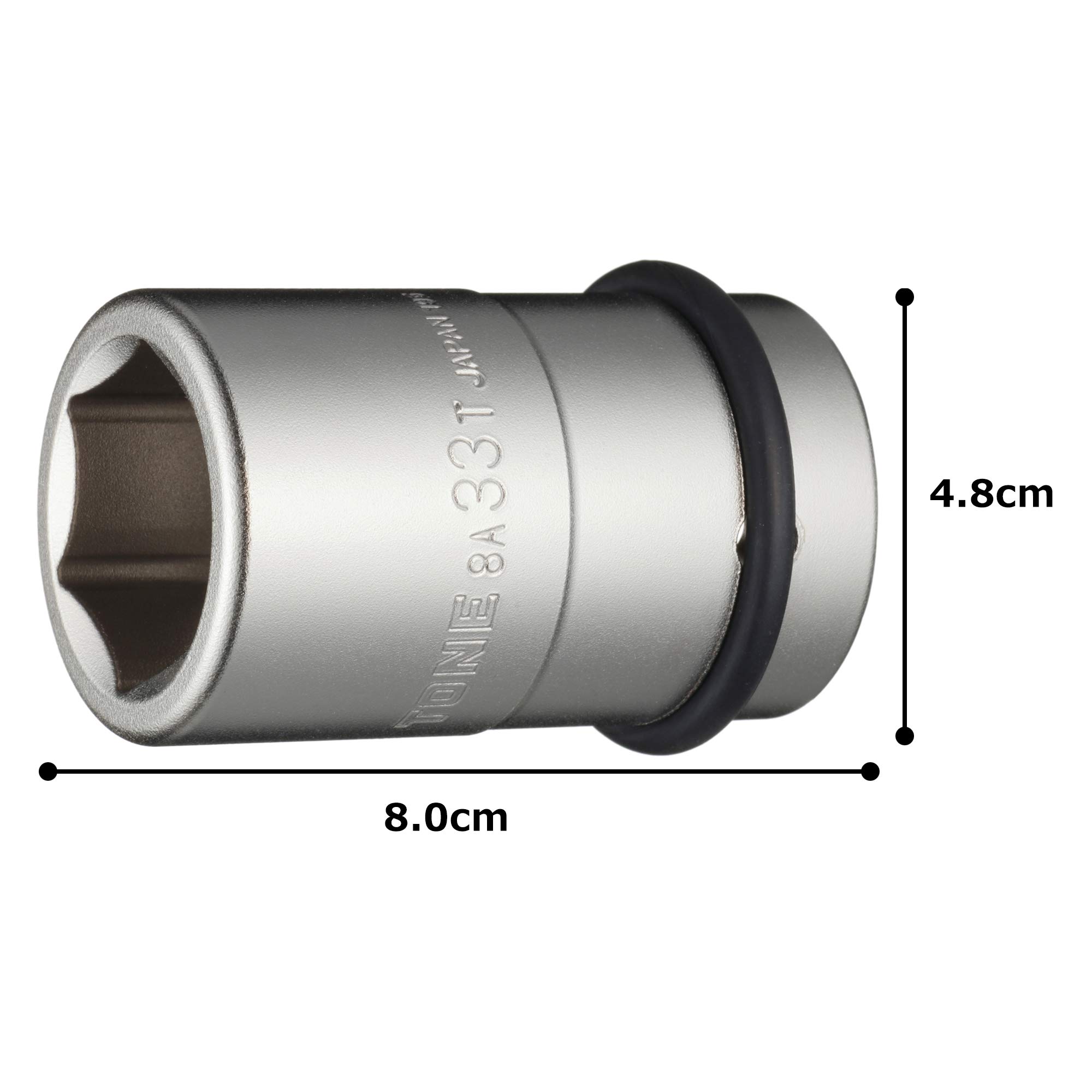 토네 임팩트 타이어 소켓 8A-33T 25.4mm 33mm 이미지 5