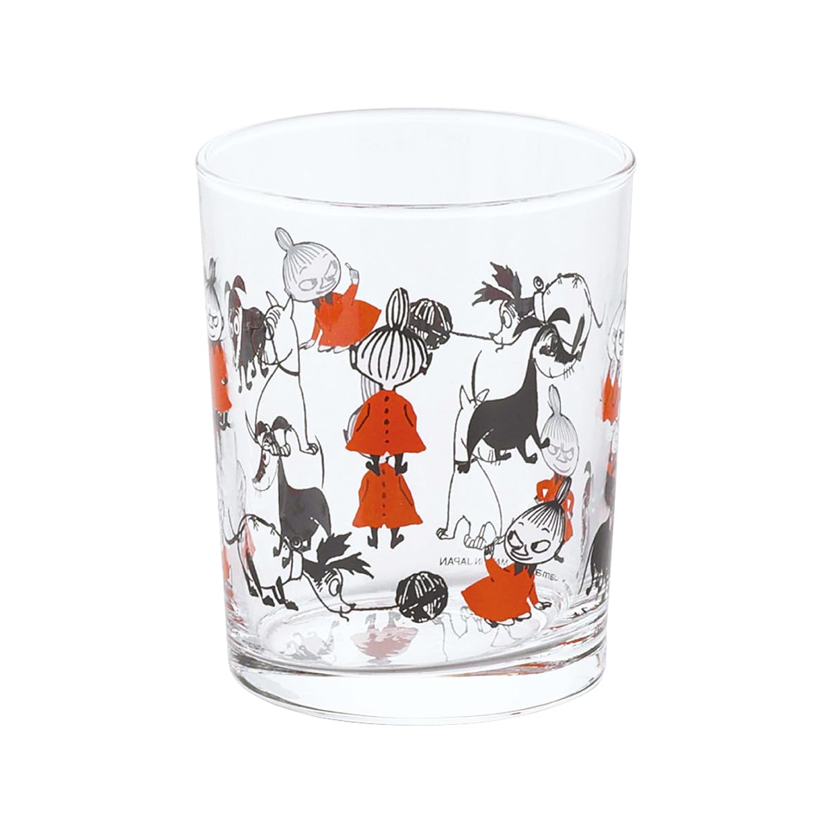 야마카 무민 리틀미이 강아지 MM20402-813 220ml 유리 텀블러 이미지 5