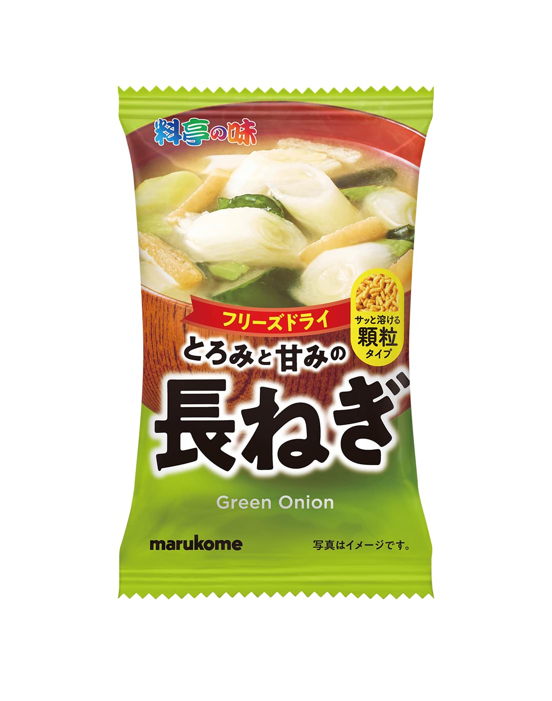 마루코메 료테이노아지 대파 10개입 동결건조 즉석 된장국