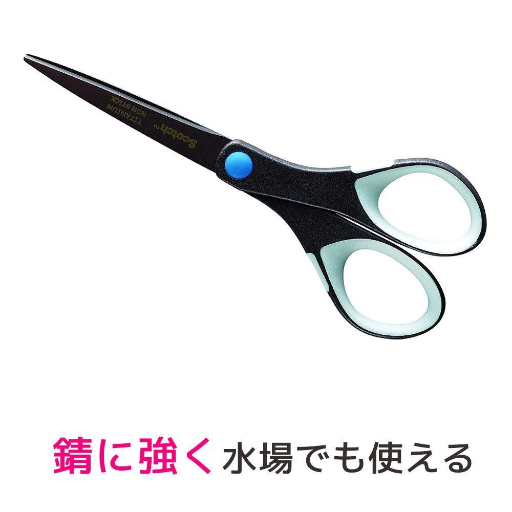 3M 스카치 티타늄 1467 70mm 가위 7. 티타늄 코팅 끈적임 방지 칼날 70mm 이미지 4