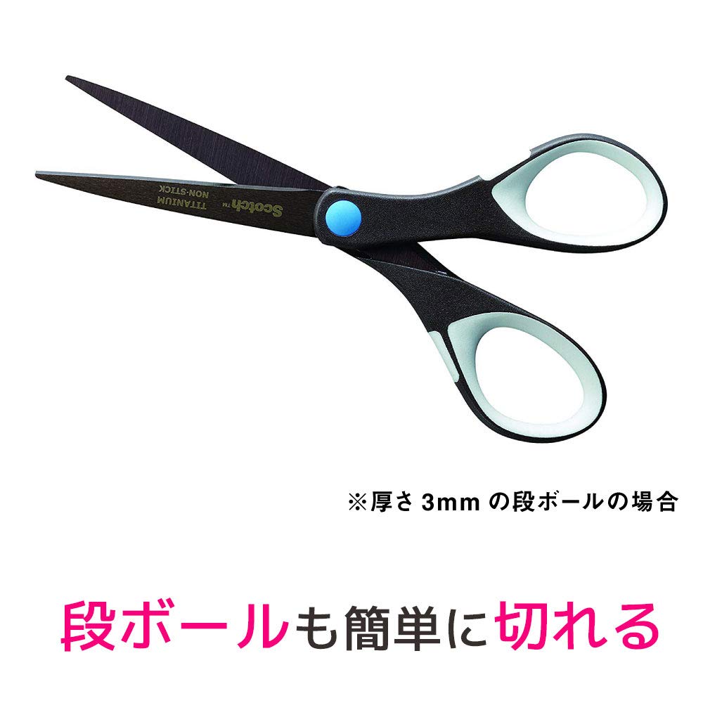3M 스카치 티타늄 1467 70mm 가위 7. 티타늄 코팅 끈적임 방지 칼날 70mm 이미지 5