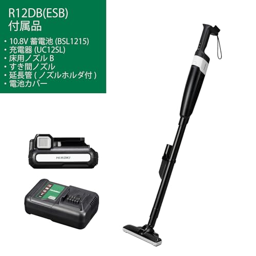하이코키 R12DB 10.8V 무선 스틱 청소기 먼지케이스형 초경량 이미지 2