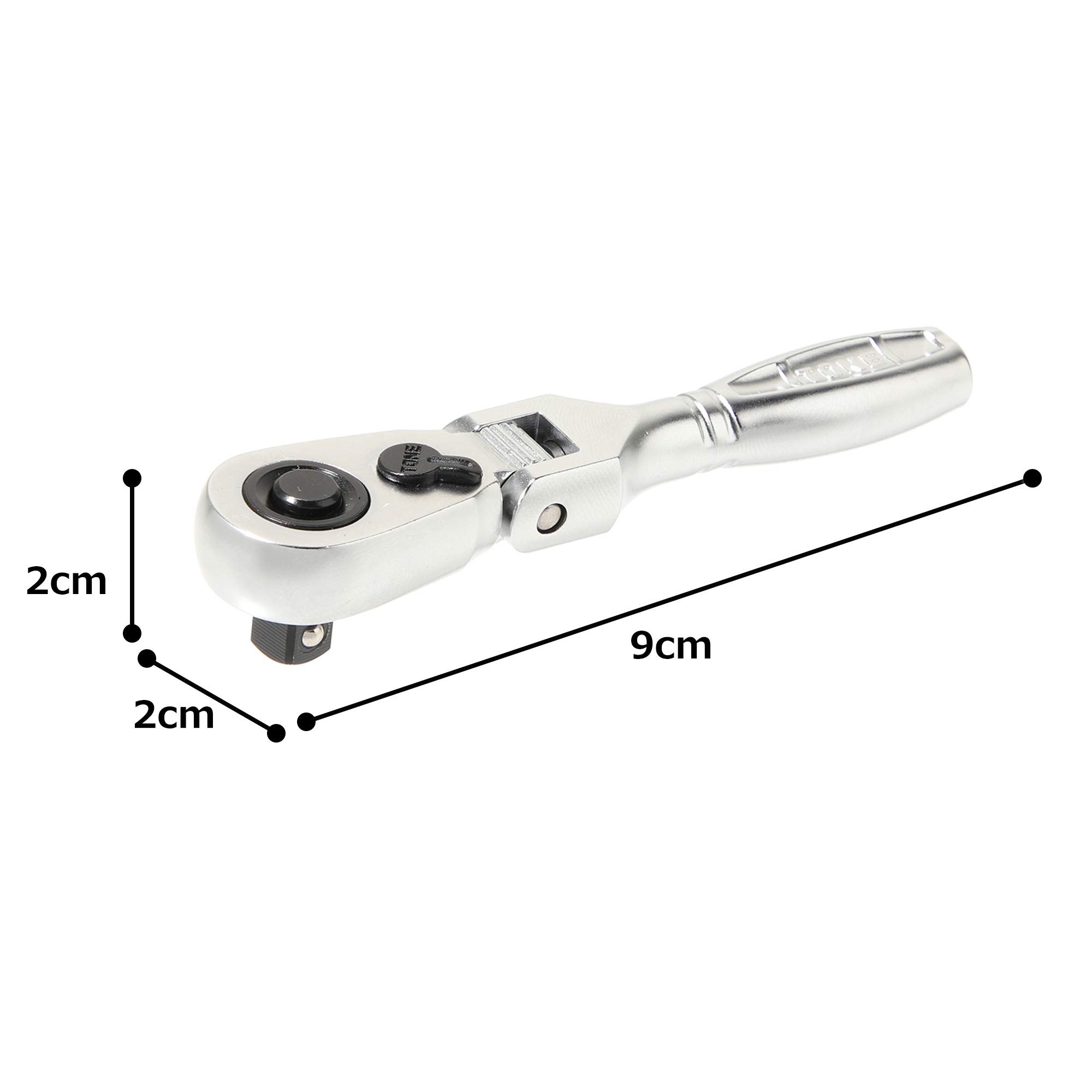 토네 RH2FHS 쇼트 스윙 라쳇 핸들 6.35mm 홀드타입 이미지 7
