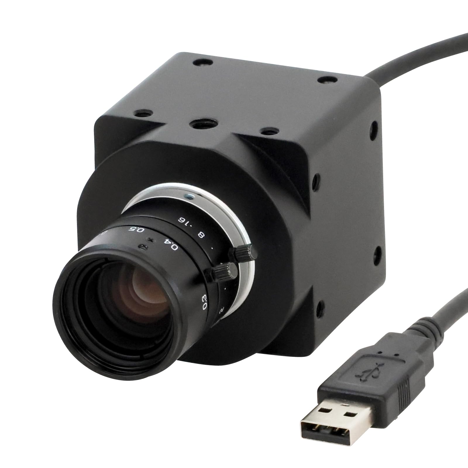 호잔 USB 연결 500만 화소 초점거리 25mm 작동거리 250mm-∞ 카메라 렌즈 전용
